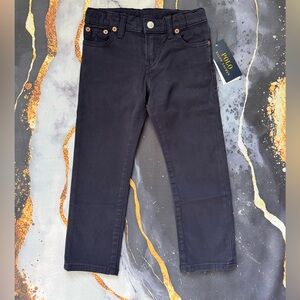 Polo Ralph Lauren Boys Sullivan Slim Navy Pants Size 3 Stretch Chino NWT